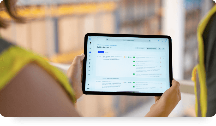 Senpeco – Erfassen einer Begehung